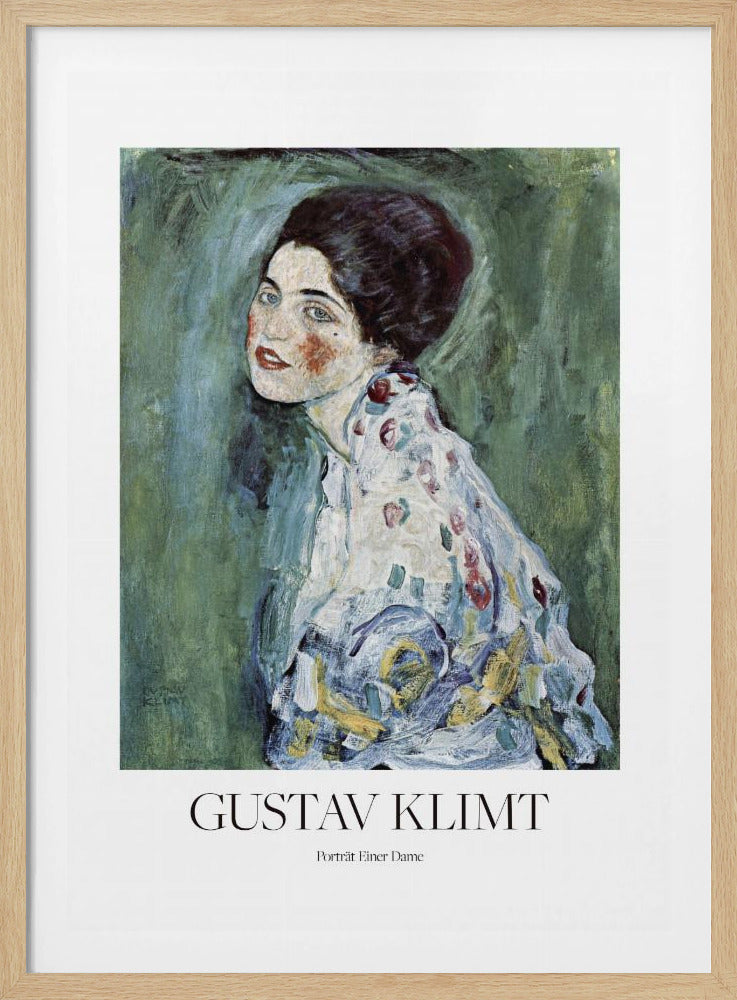 Porträt Einer Dame (1916–1917) Poster - Poster / Art Print