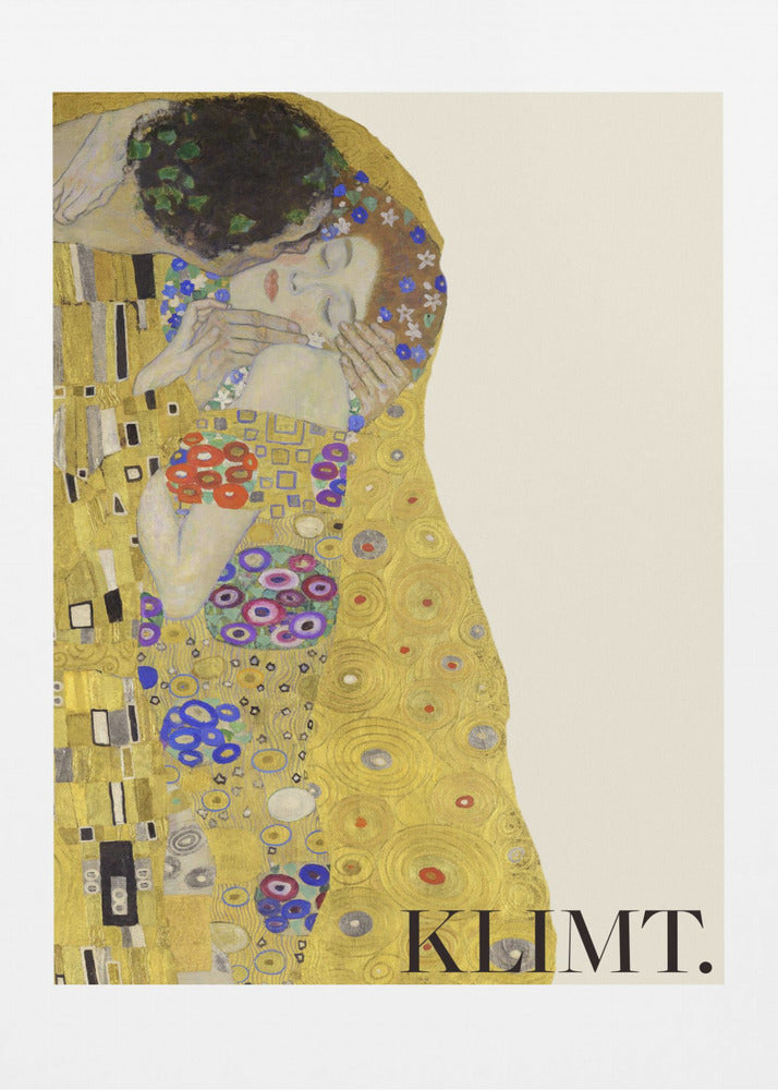 The Kiss (1907–1908) Special Poster Crop - Poster / Art Print