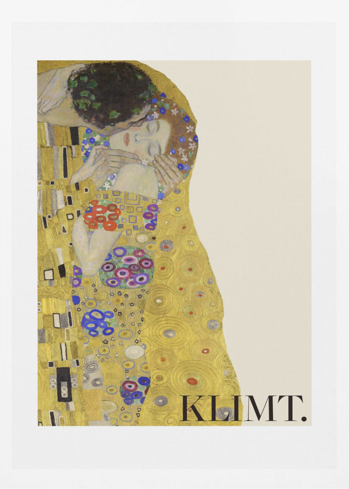 The Kiss (1907–1908) Special Poster Crop - Poster / Art Print