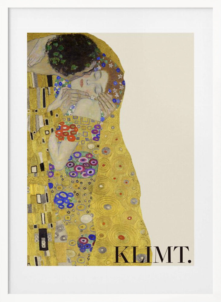 The Kiss (1907–1908) Special Poster Crop - Poster / Art Print