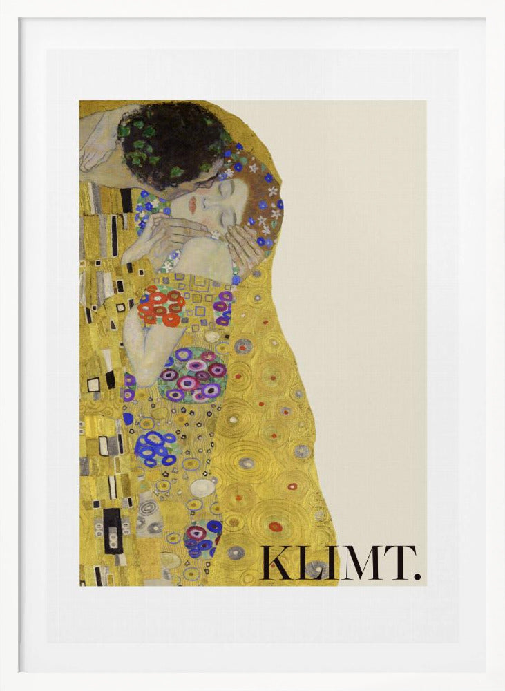 The Kiss (1907–1908) Special Poster Crop - Poster / Art Print