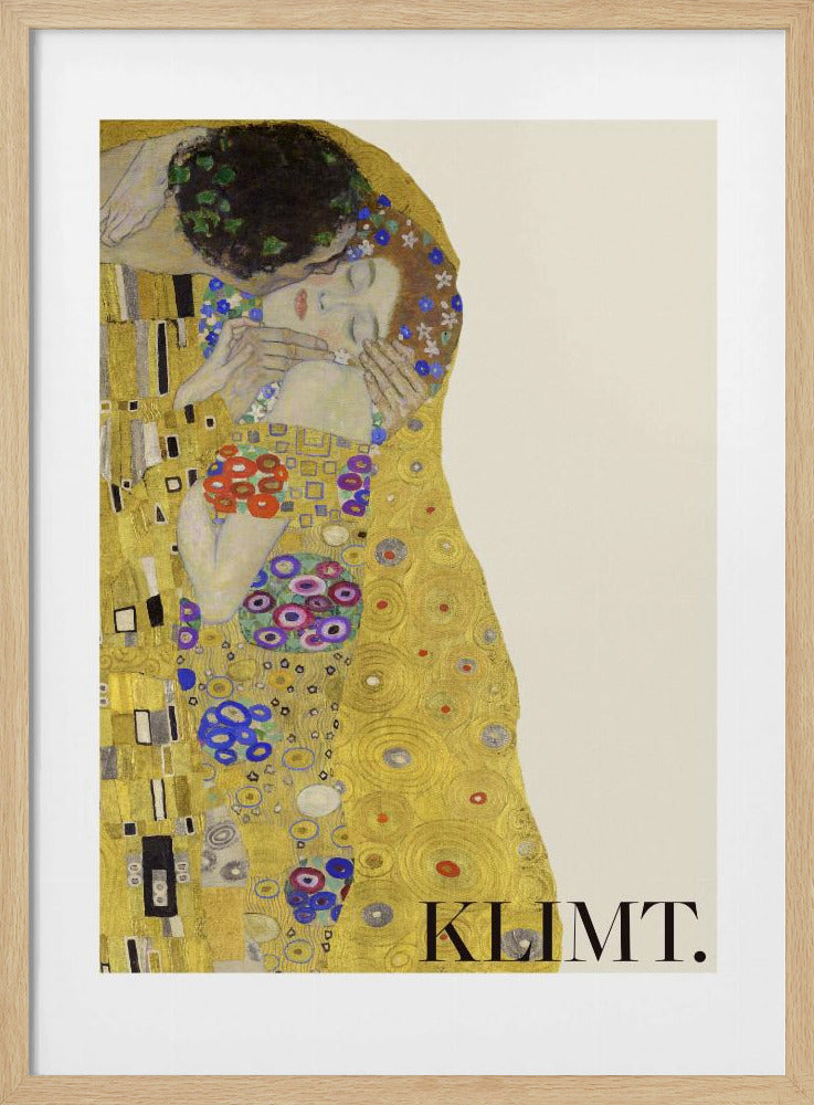 The Kiss (1907–1908) Special Poster Crop - Poster / Art Print