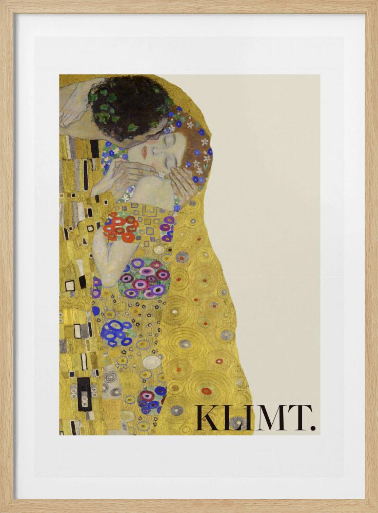 The Kiss (1907–1908) Special Poster Crop - Poster / Art Print