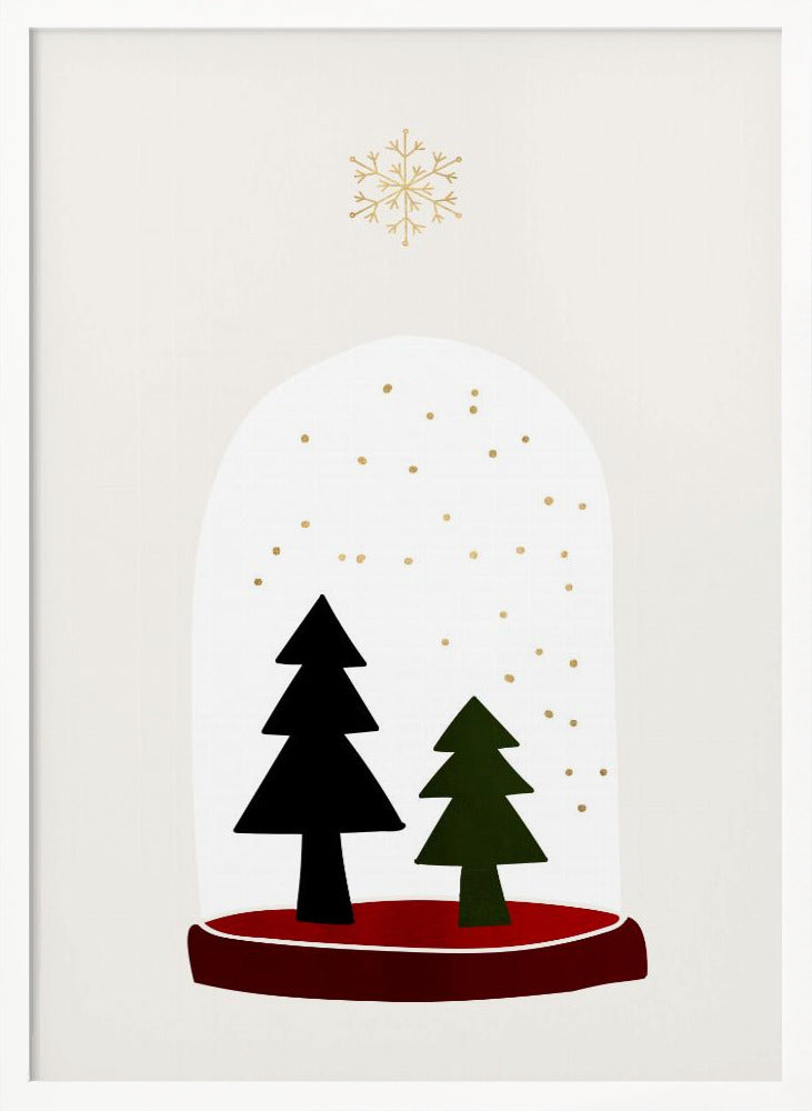 Dancing Snowflakes - Poster / Art Print
