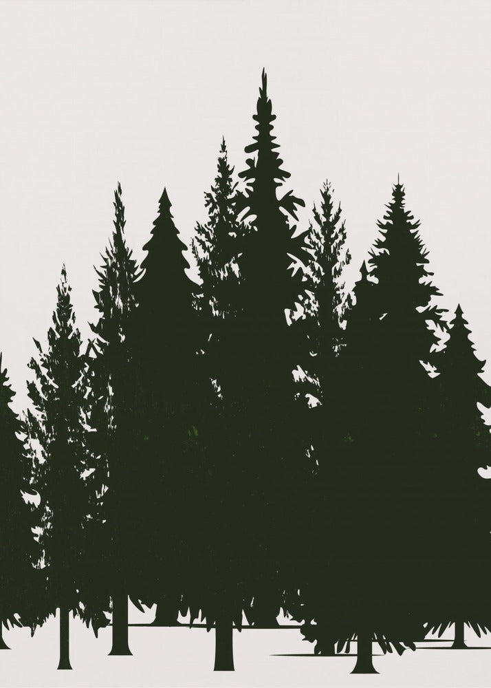 Tannenwald (dark) - Poster / Art Print