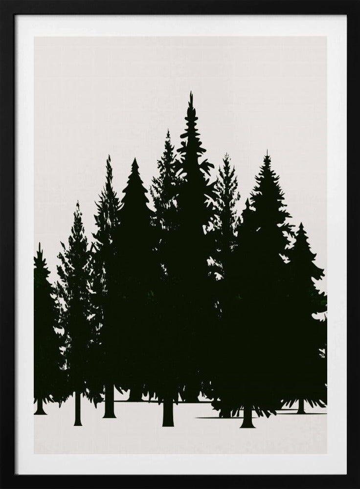 Tannenwald (dark) - Poster / Art Print