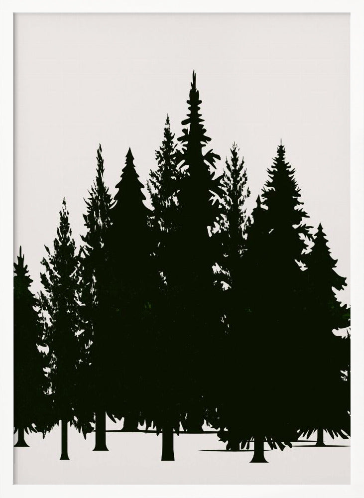 Tannenwald (dark) - Poster / Art Print
