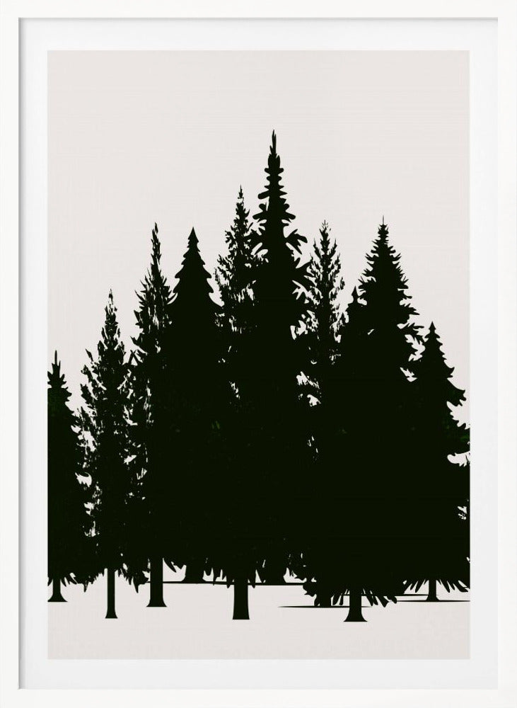 Tannenwald (dark) - Poster / Art Print