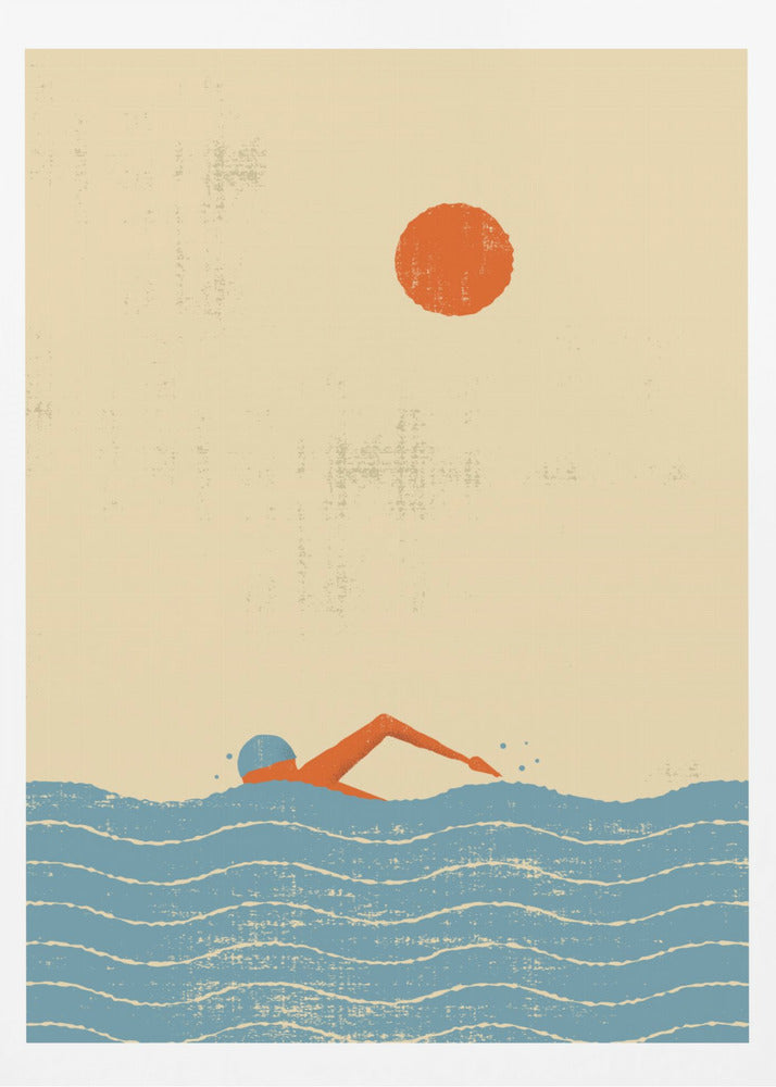 Swimmer - Poster / Art Print