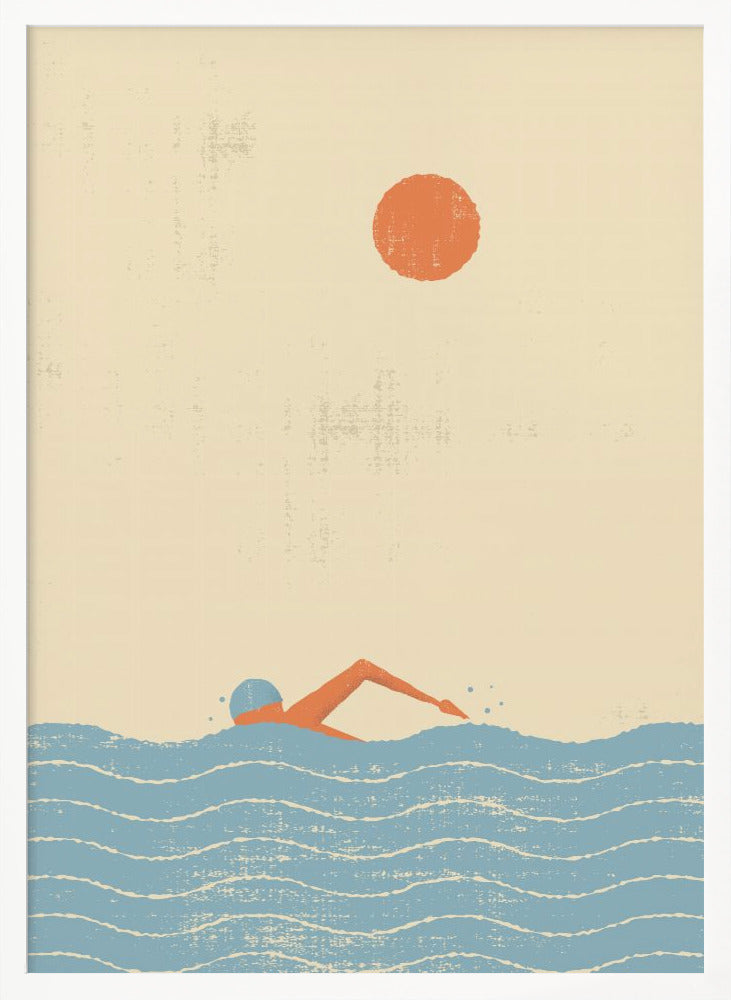 Swimmer - Poster / Art Print