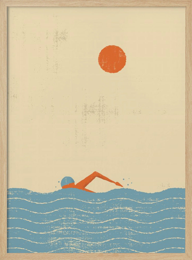 Swimmer - Poster / Art Print