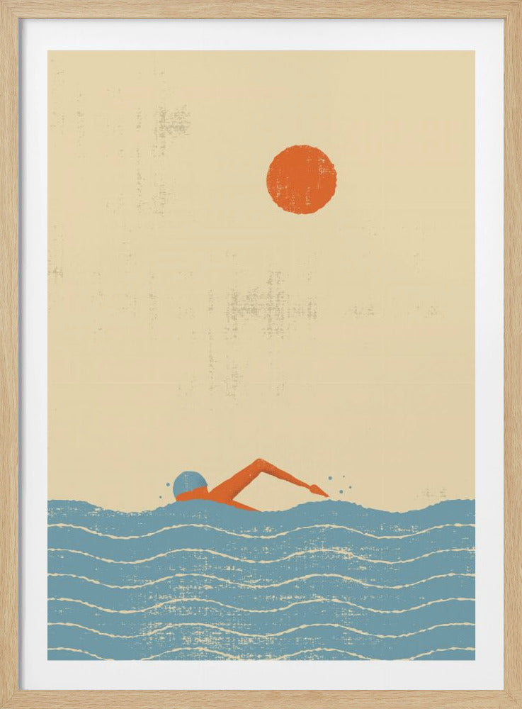 Swimmer - Poster / Art Print