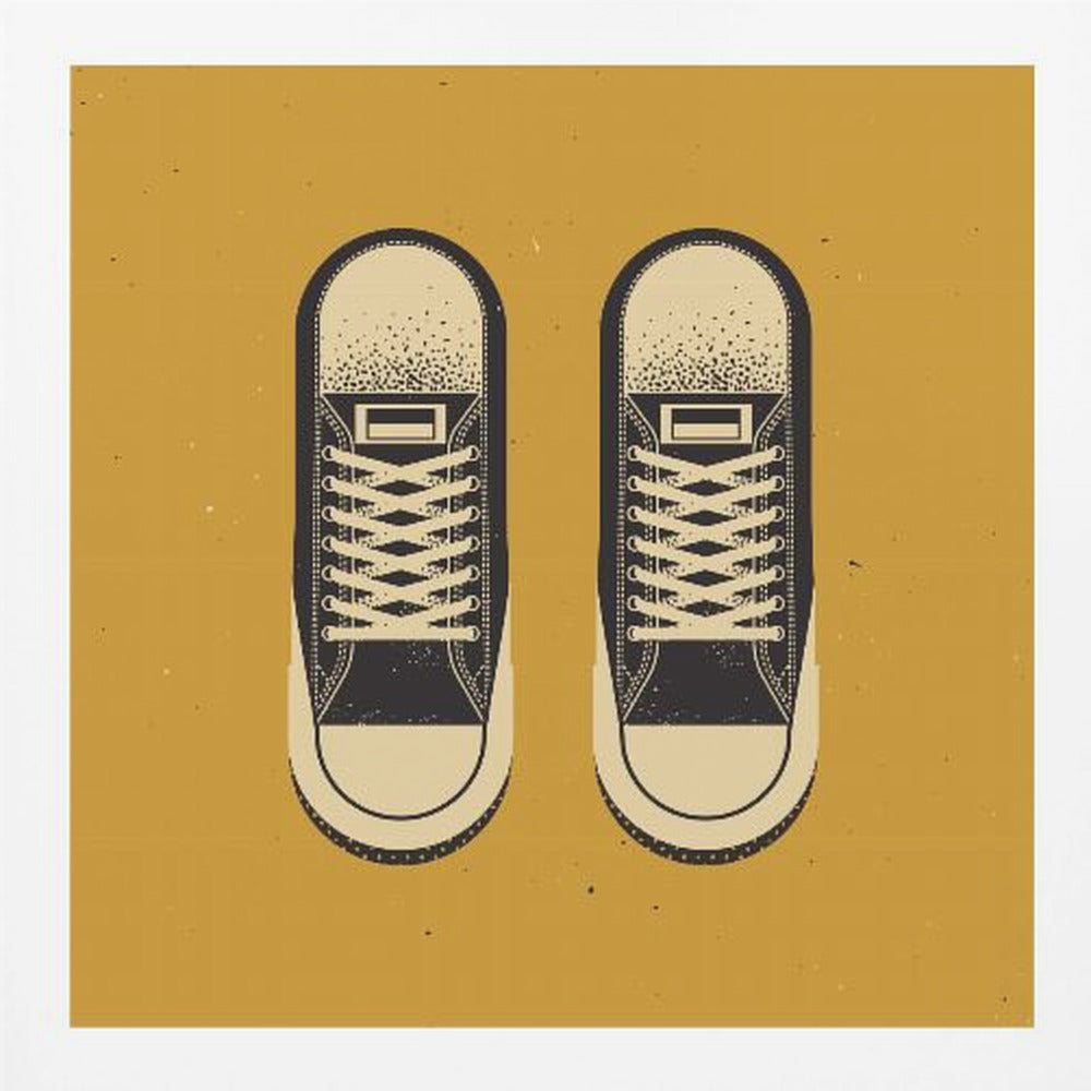 Black Chucks - Poster / Art Print