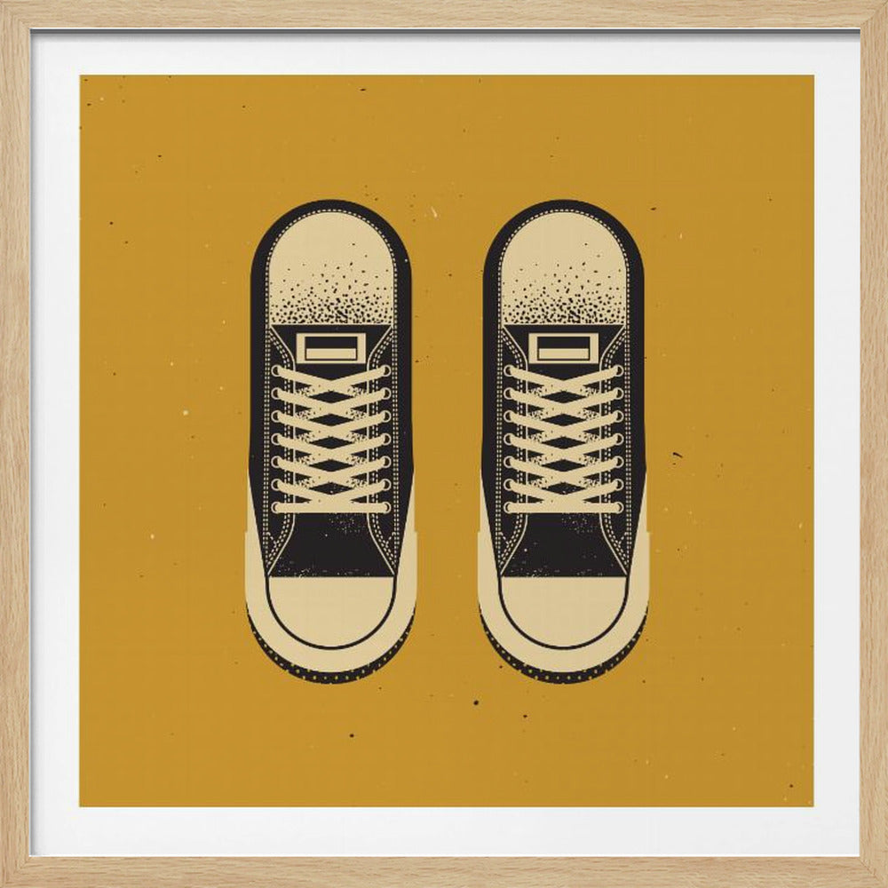 Black Chucks - Poster / Art Print