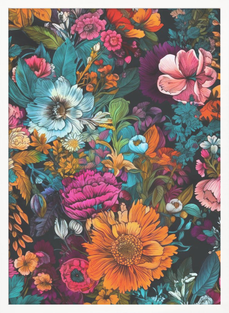 Meadow flowers 6 - Poster / Art Print