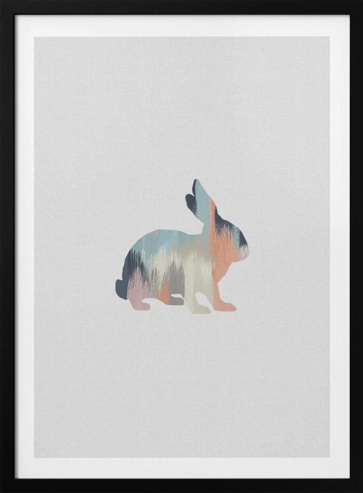 Pastel Rabbit - Poster / Art Print