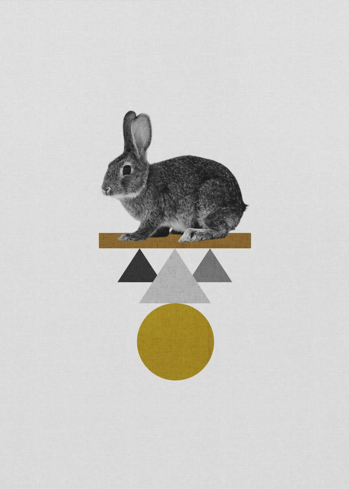 Tribal Rabbit - Poster / Art Print