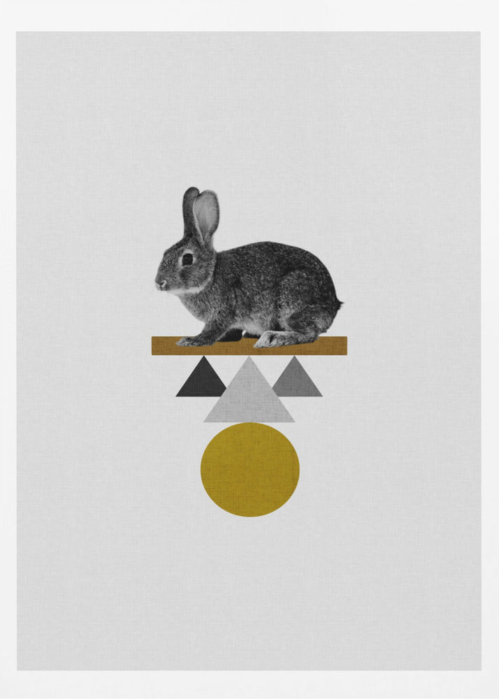Tribal Rabbit - Poster / Art Print