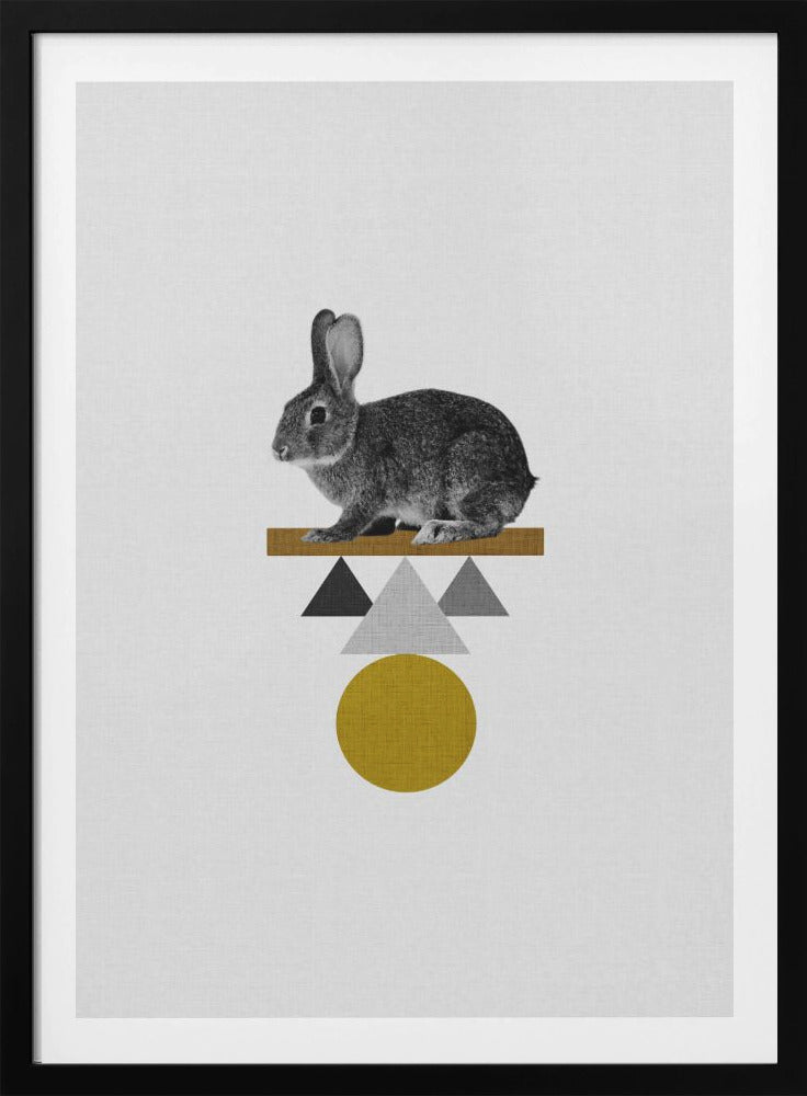 Tribal Rabbit - Poster / Art Print