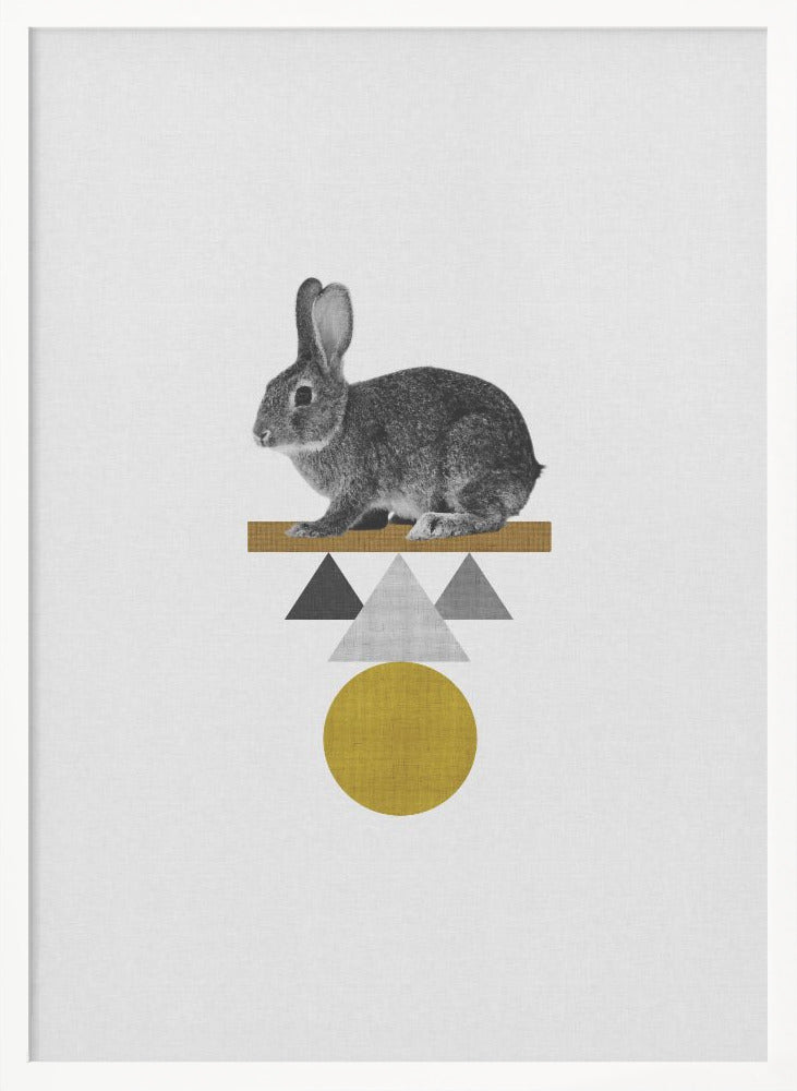 Tribal Rabbit - Poster / Art Print