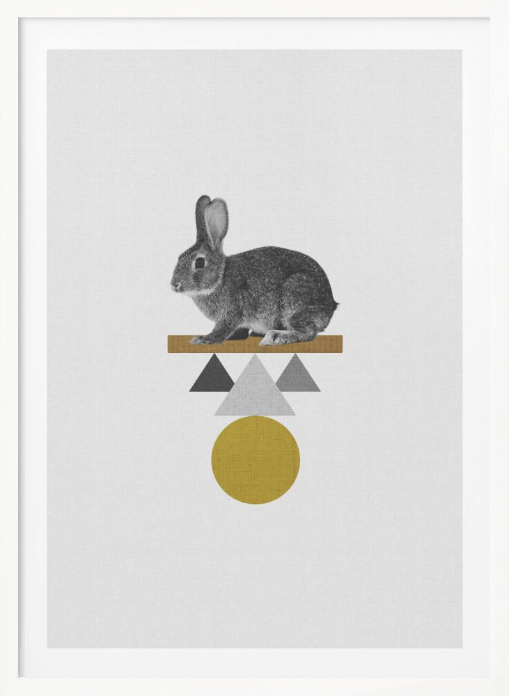 Tribal Rabbit - Poster / Art Print