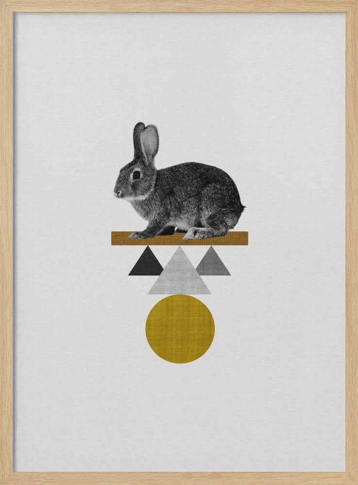 Tribal Rabbit - Poster / Art Print