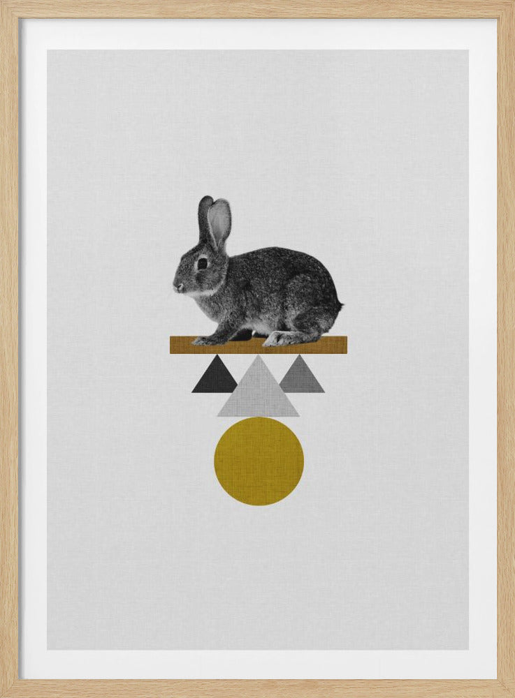 Tribal Rabbit - Poster / Art Print