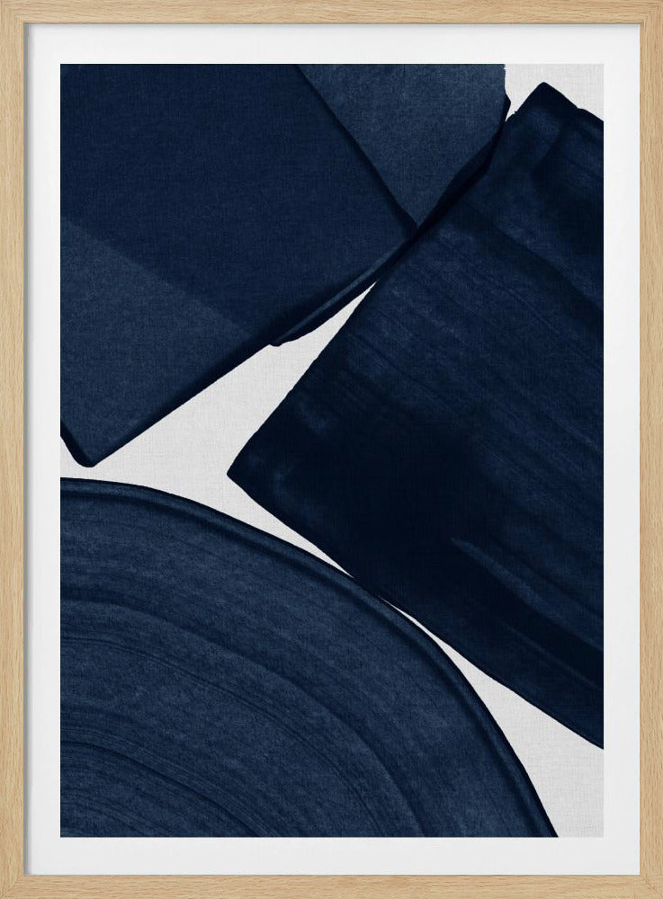 Minimalist Painting Blue II - Poster / Art Print
