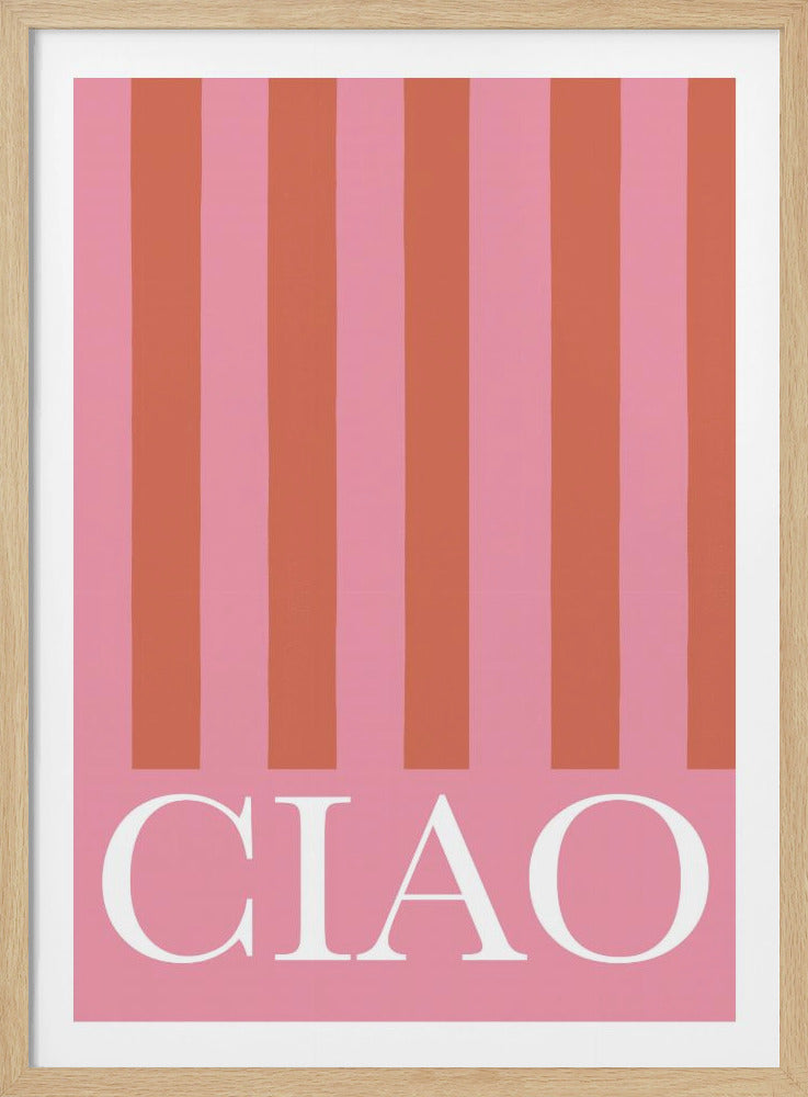 Ciao Stripes - Poster / Art Print