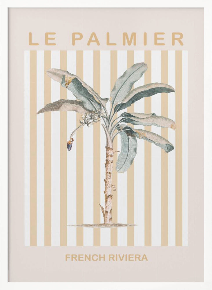 Riviera Plam Tree - Poster / Art Print
