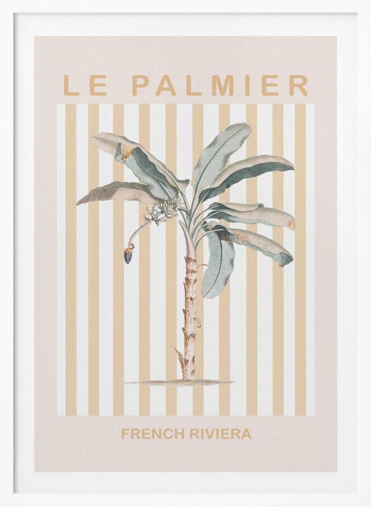 Riviera Plam Tree - Poster / Art Print