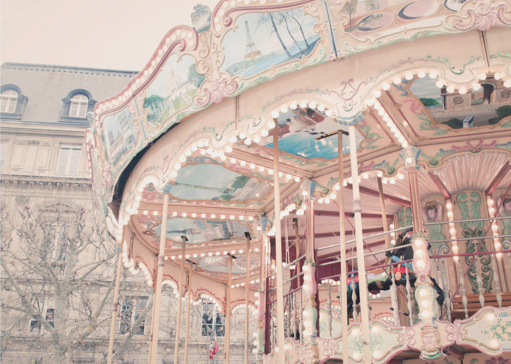 Paris Carousel - Poster / Art Print
