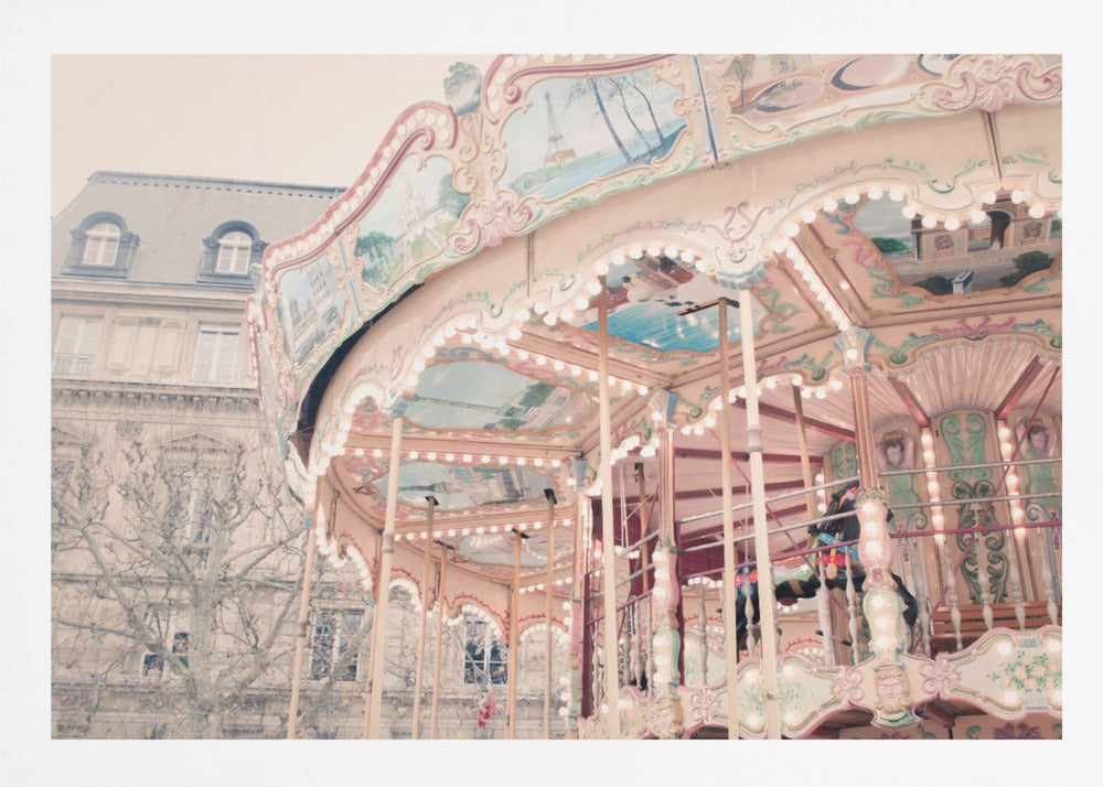 Paris Carousel - Poster / Art Print
