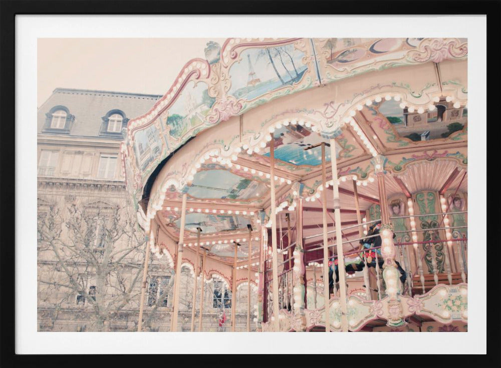 Paris Carousel - Poster / Art Print