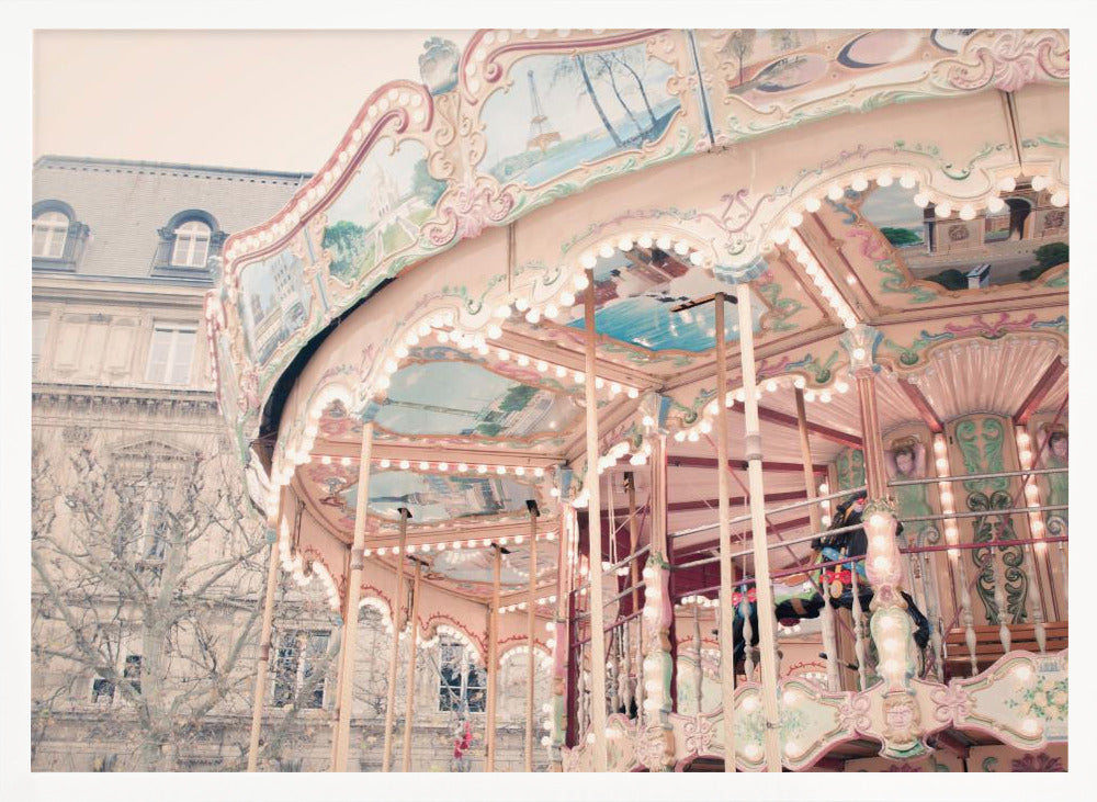 Paris Carousel - Poster / Art Print
