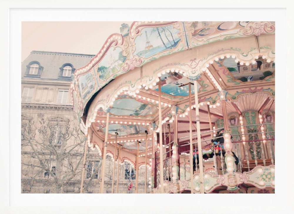 Paris Carousel - Poster / Art Print
