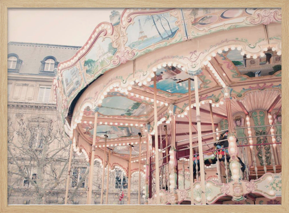 Paris Carousel - Poster / Art Print