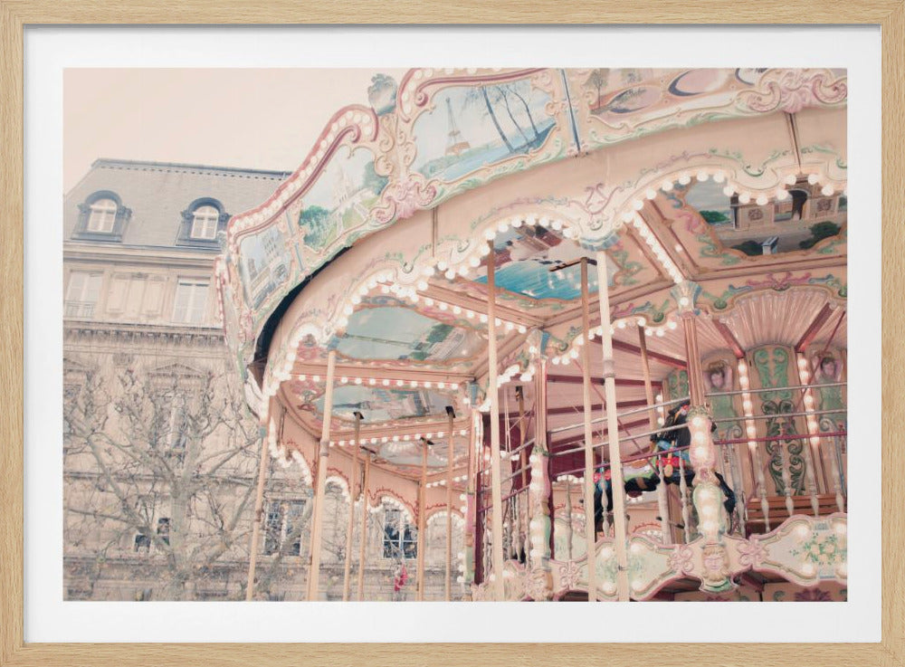 Paris Carousel - Poster / Art Print