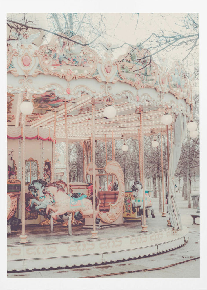 Paris Carousel II - Poster / Art Print