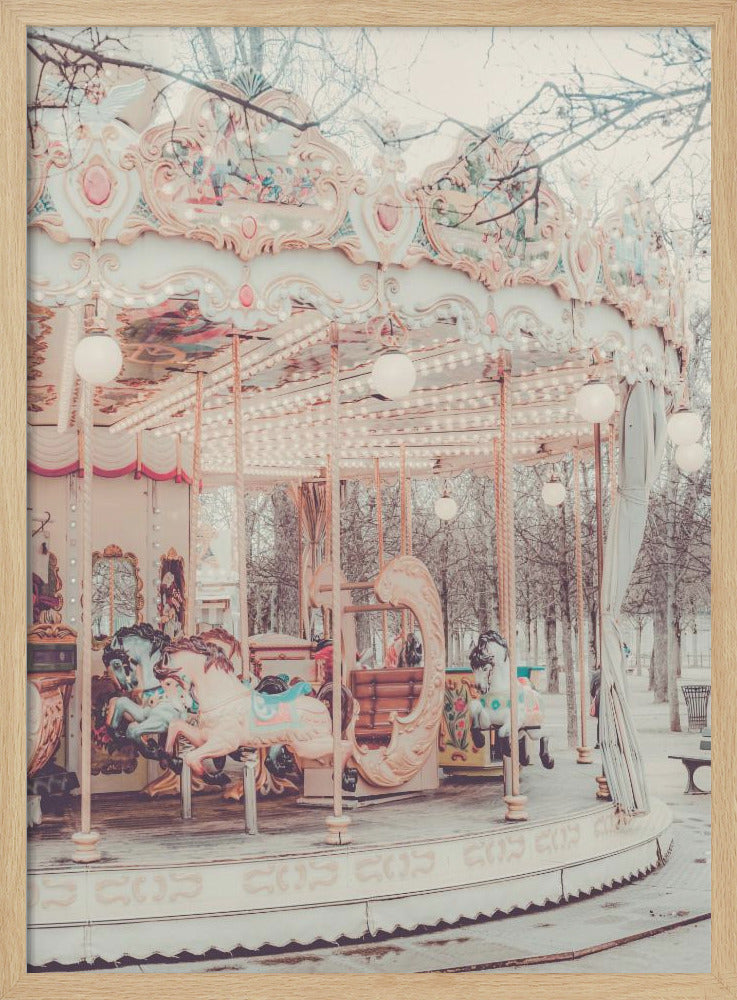 Paris Carousel II - Poster / Art Print