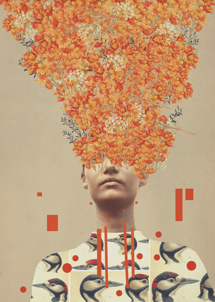 Bird Flight In Autumn - Poster / Art Print