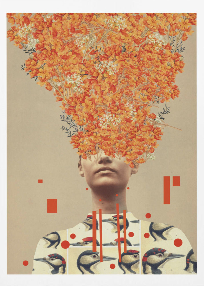 Bird Flight In Autumn - Poster / Art Print