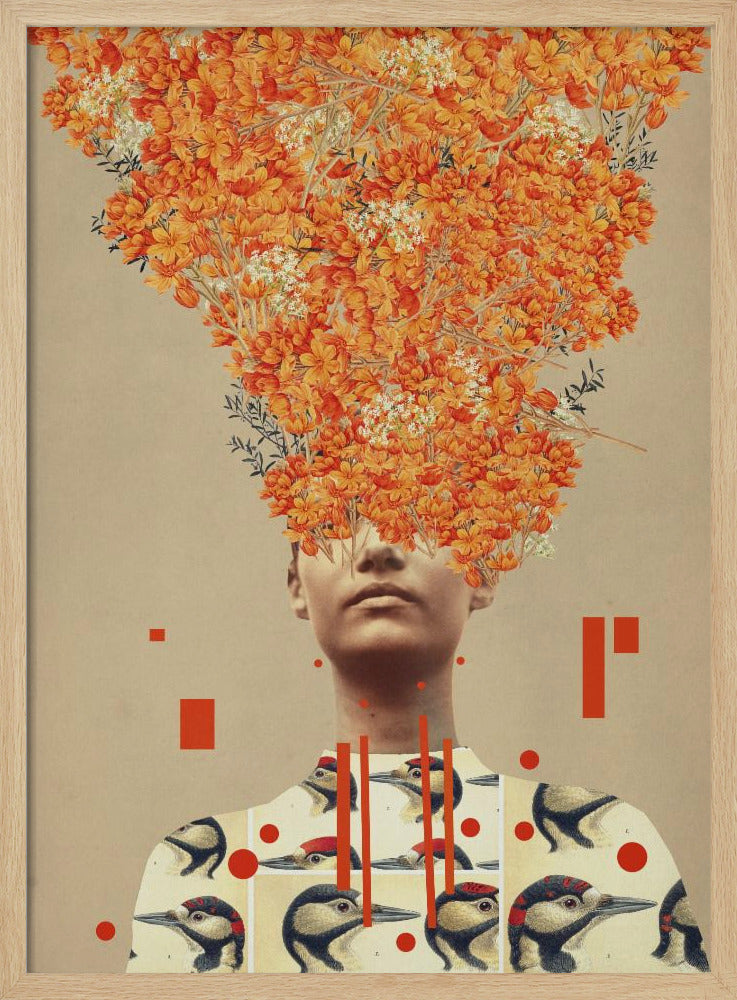 Bird Flight In Autumn - Poster / Art Print