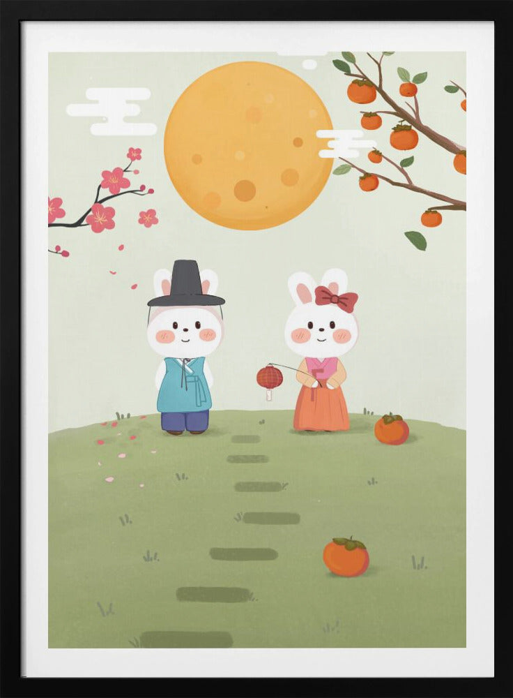 Happy Mid Autumn Festival Tradition - Poster / Art Print