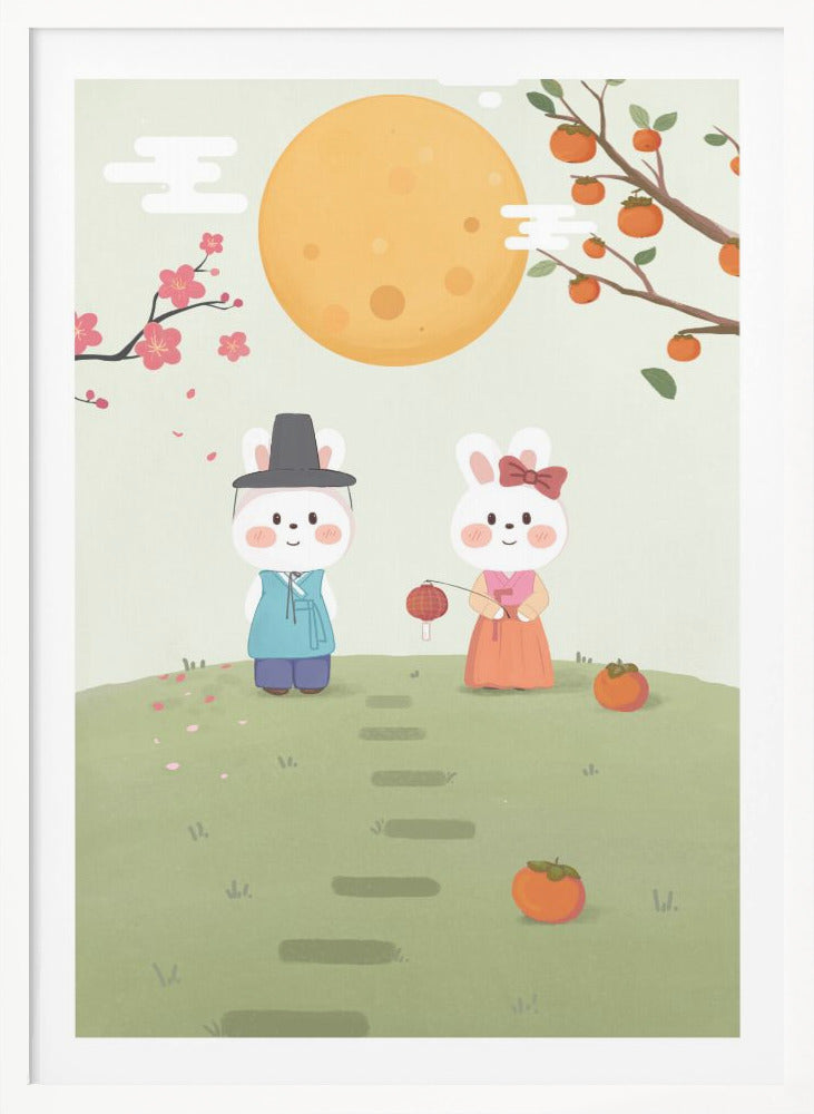 Happy Mid Autumn Festival Tradition - Poster / Art Print