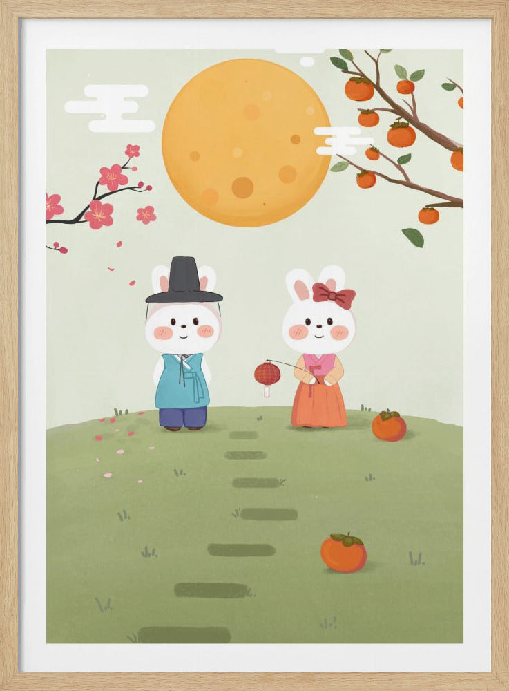 Happy Mid Autumn Festival Tradition - Poster / Art Print