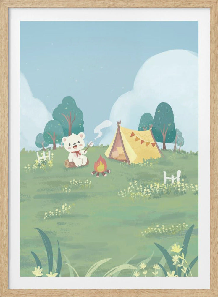 Bear's Picnic Day Out - Poster / Art Print