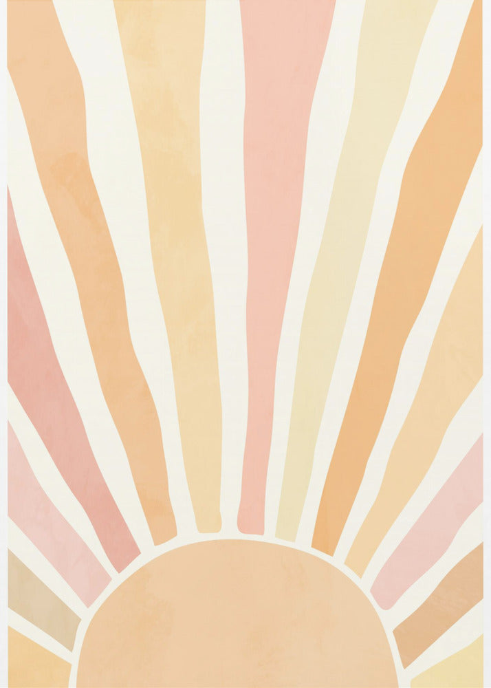 Boho sunrise - Poster / Art Print