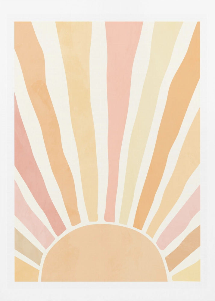 Boho sunrise - Poster / Art Print