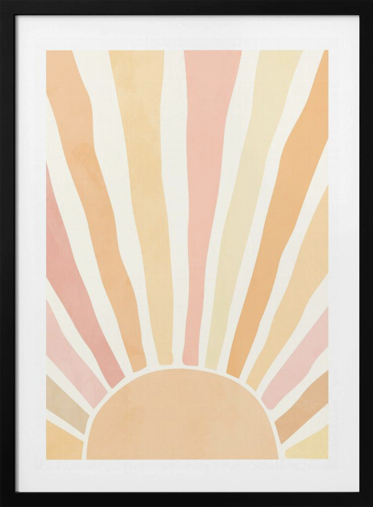 Boho sunrise - Poster / Art Print